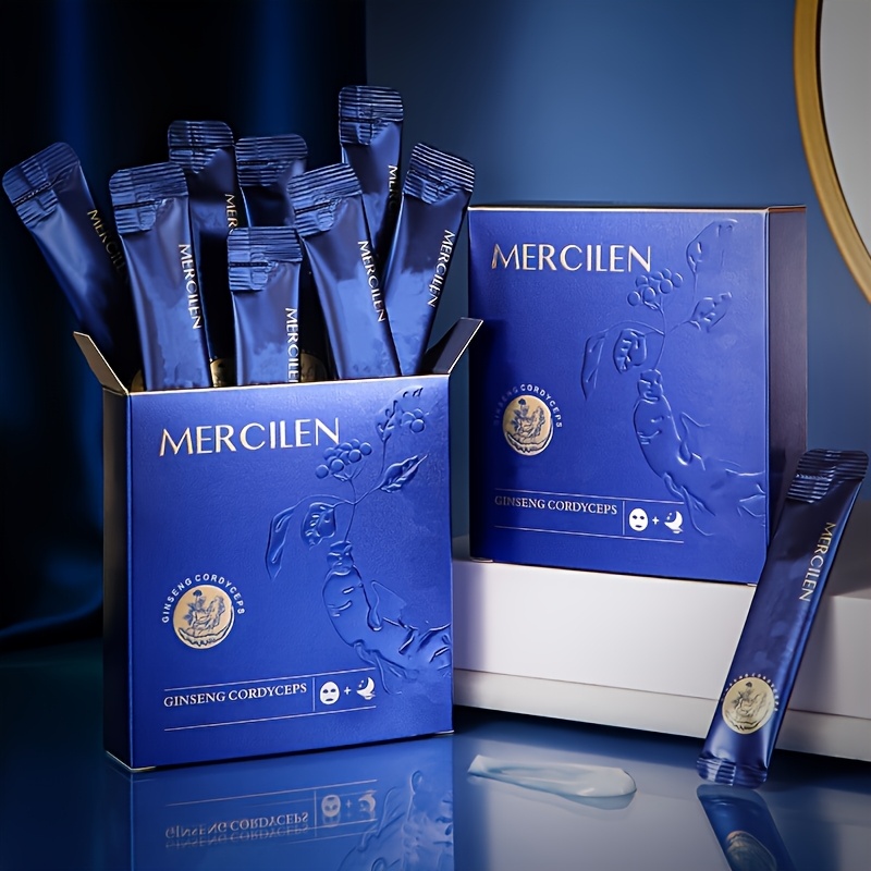 Luxury Skincare Aesthetic - MERCILEN Ginseng Cordyceps Kolajen Lüks Sıkılaştırıcı