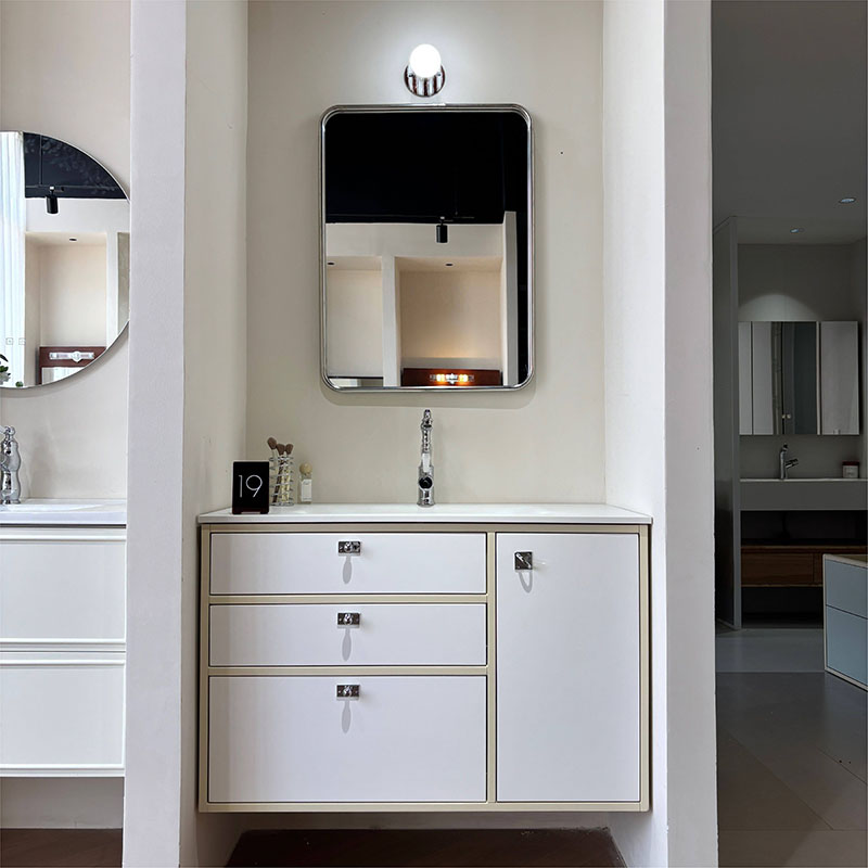 Luxury Skincare Display - Modern Lüks Banyo Dolabı Organizatör Ayna