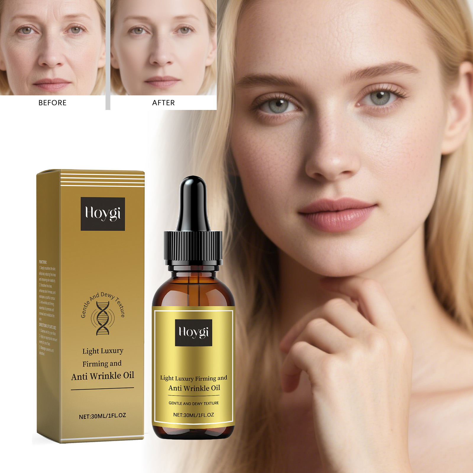 Luxury Skincare Oil - Sıkılaştırıcı Yüz Bakım Yağı Kırışıklık Karşıtı