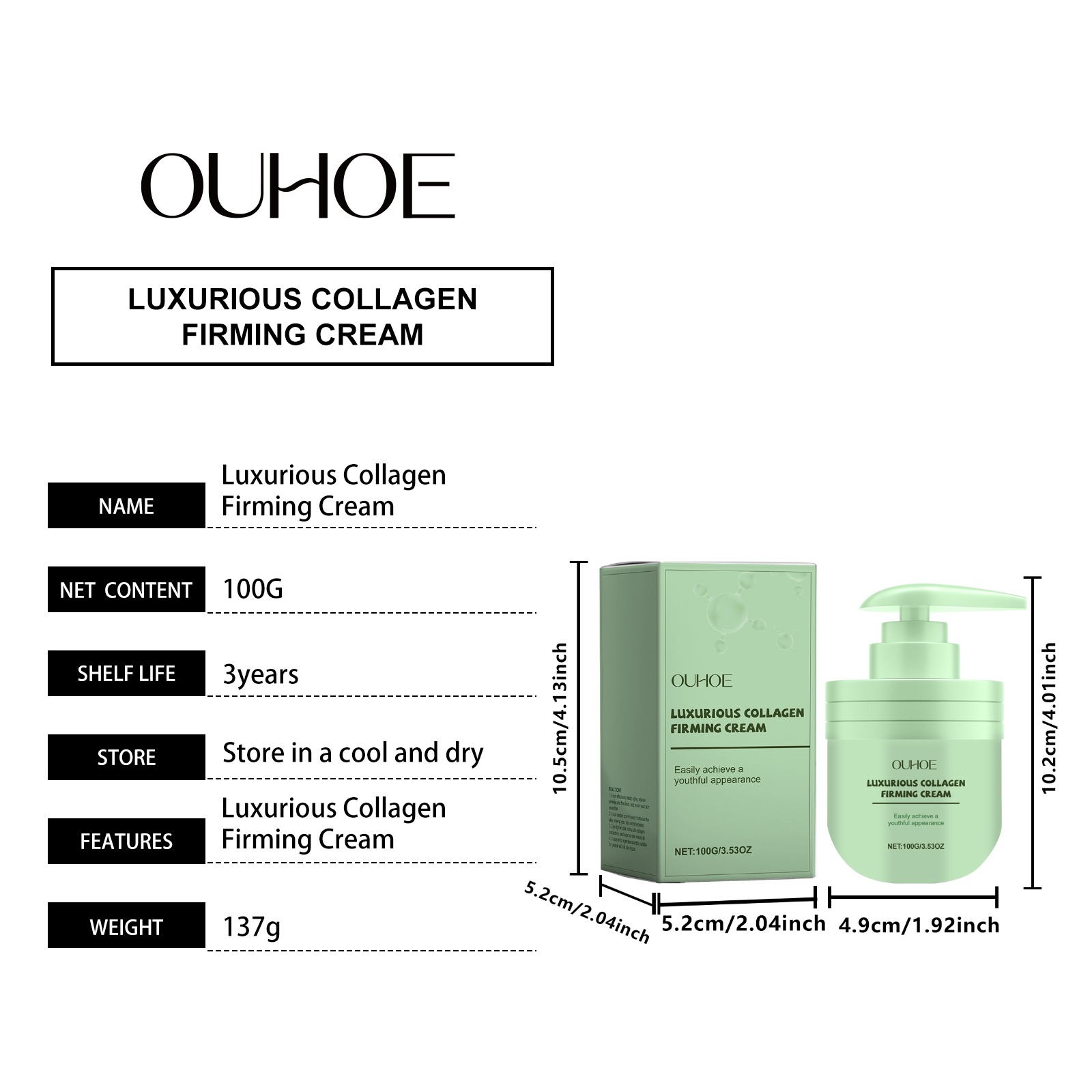 100g Kollajen Peptit Krem Üçlü - Luxury Skincare Jars incelemesi ve fiyatı