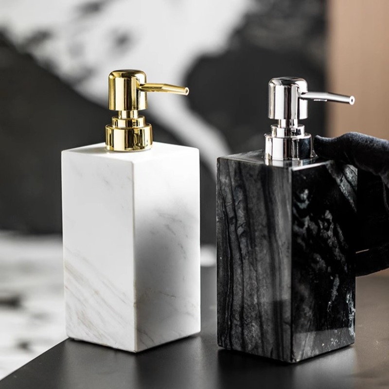 Doğal Mermer Sabunluk Şişesi,  - Luxury Skincare Jars incelemesi ve fiyatı