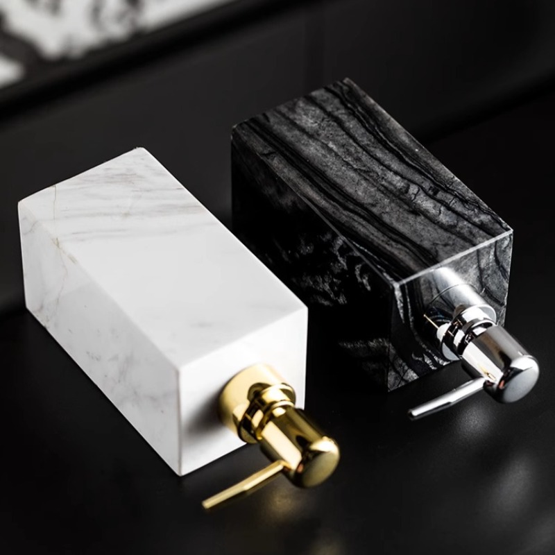 Doğal Mermer Sabunluk Şişesi,  - Luxury Skincare Jars incelemesi ve fiyatı