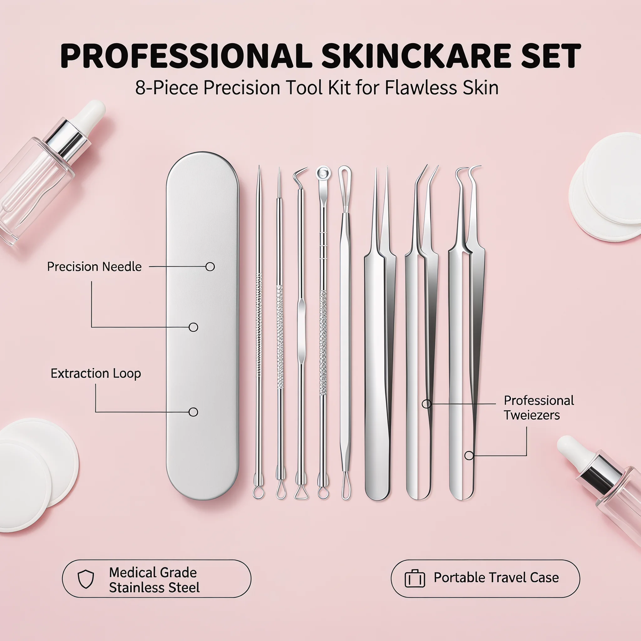 8 Adet Profesyonel Akne İğnesi - Luxury Skincare Acne incelemesi ve fiyatı